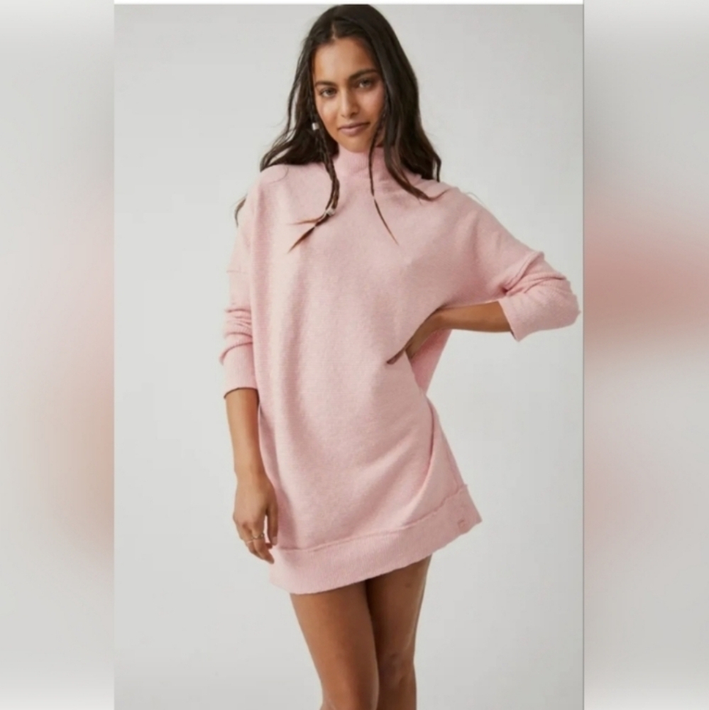 We the Free Casey Tunic Sz S Oversize In Pink